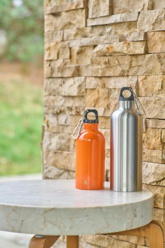 Botella de Acero Inoxidable Reciclado 400ml con Grabado Personalizada | Goodie