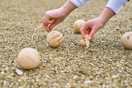 Juego de Petanca con Bolas de Madera Personalizado | Goodie