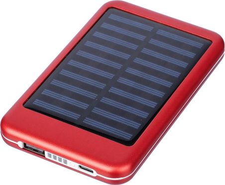 Power Bank Solar de Aluminio Personalizado | Goodie