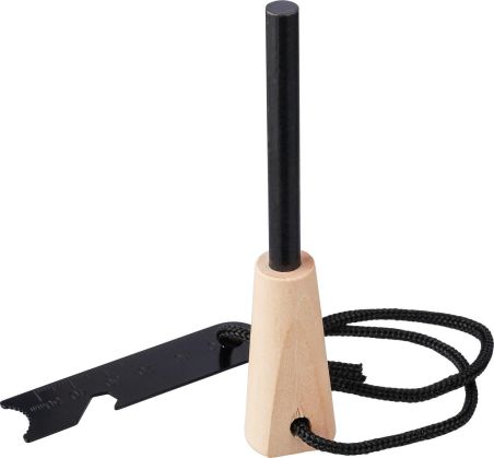 Encendedor de Acero Inoxidable con Mango de Madera Personalizado | Goodie
