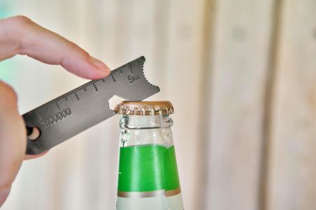 Encendedor de Acero Inoxidable con Mango de Madera Personalizado | Goodie