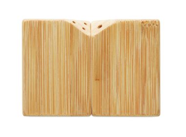 Salero y pimentero de bambú Personalizado 7MO2771