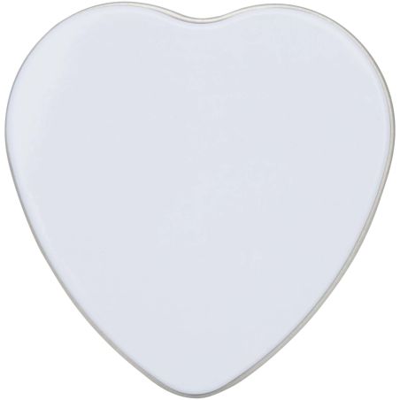 Vela con forma de corazón y aroma de vainilla en caja metálica Personalizada 6126353