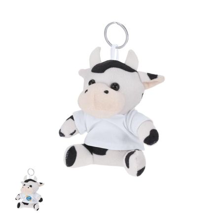 Llavero Peluche Vaca Personalizado | Goodie