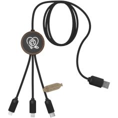 Cable de carga 3 en 1 extendido de PET reciclado con...