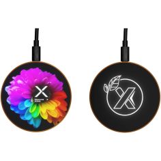 SCX.design Estación de carga inalámbrica de madera W13...