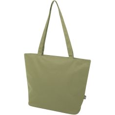 Bolsa Tote con cremallera de material reciclado GRS de 20...