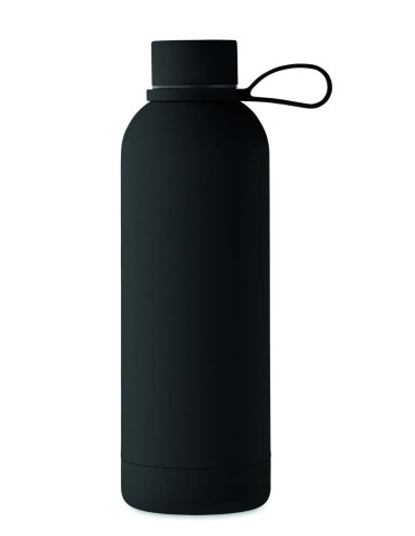 Botella Térmica de Acero Inoxidable Reciclado con Acabado en Caucho de 500 ml Personalizada 7MO2315