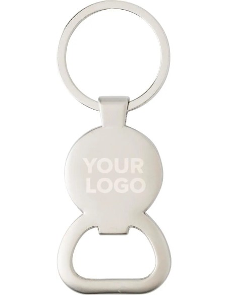 Llavero Abrebotellas de Metal con Moneda de 0,50 € | Goodie