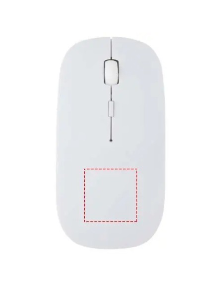 Ratón inalámbrico de plástico reciclado RCS Personalizado 6124371