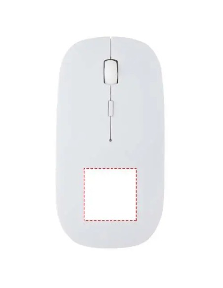 Ratón inalámbrico de plástico reciclado RCS Personalizado 6124371