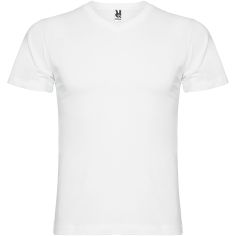 Camiseta de cuello de pico de manga corta para hombre...