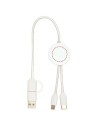 Cable 5 en 1 de plástico reciclado de 30 cm para sincronización de datos y carga rápida de 27 W Personalizado 6124427 - Imagen 18