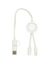 Cable 5 en 1 de plástico reciclado de 30 cm para sincronización de datos y carga rápida de 27 W Personalizado 6124427 - Imagen 20