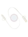 Cable retráctil 5 en 1 de plástico reciclado de 90 cm para sincronización de datos y carga rápida de 40 W Personalizada 6124430 - Imagen 15