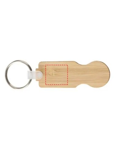 Llavero Moneda para Carrito de Bambú | Goodie