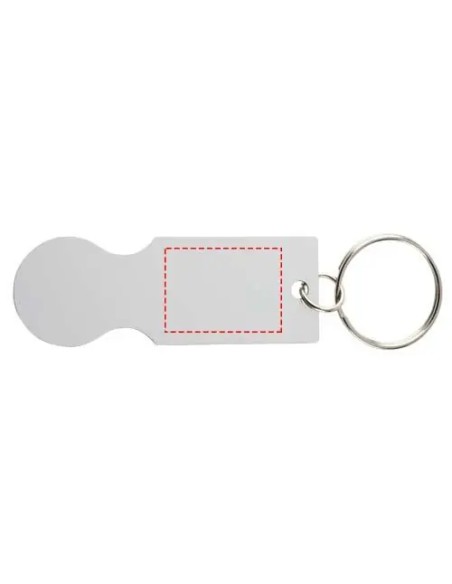 Llavero con moneda para carrito de la compra | Goodie