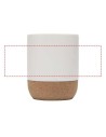 Taza de cerámica de 300 ml con detalles de corcho y acabado mate - Imagen 6