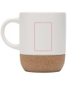Taza de cerámica de 300 ml con detalles de corcho y acabado mate - Imagen 11