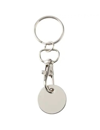 Llavero con moneda para carrito Personalizado...