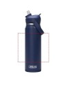 Botella de 740 ml de acero inoxidable con pajita abatible - Imagen 8