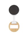 Soporte para teléfono magnético plegable de plástico reciclado con detalles de bambú Personalizado 6124463 - Imagen 10