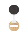 Soporte para teléfono magnético plegable de plástico reciclado con detalles de bambú Personalizado 6124463 - Imagen 12