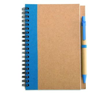 Libreta de Papel Reciclado con Bolígrafo a Juego Personalizada 7IT3775