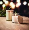 Vela Aromática de Vainilla en Vaso con Tapa de Bambú Personalizada 7MO6281 - Imagen 4