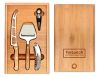 Set para Queso y Vino en Estuche de Bambú 7MO8416 - Imagen 6