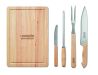 Set de 4 Accesorios de Barbacoa en Madera Personalizado 7MO9686 - Imagen 9