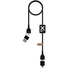 Cable de carga con interruptor de 60 W y logotipo retroiluminado SCX.d