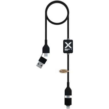Cable de carga con interruptor de 60 W y logotipo retroiluminado SCX.d