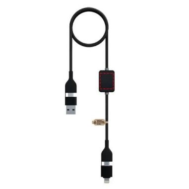 Cable de carga con interruptor de 60 W y logotipo retroiluminado SCX.d