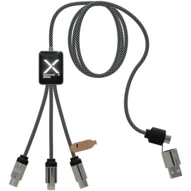 Cable de Carga Tipo C 60W con Doble Logotipo Retroiluminado Personaliz