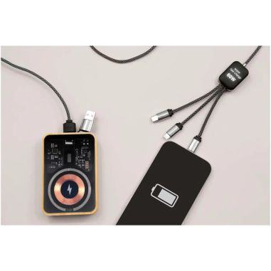 Cable de Carga Tipo C 60W con Doble Logotipo Retroiluminado Personaliz