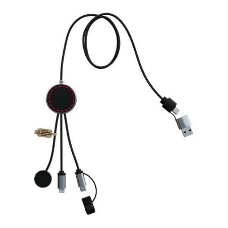 Cable de carga de reloj inteligente 7 en 1 SCX.design C34 Personalizad