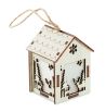 Adorno Navideño en Forma de Casa con Luz Interior Personalizado 7CX1463 - Imagen 1