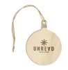 Colgante Navideño Redondo de Madera con Cordón de Yute Personalizado 7CX1473 - Imagen 3