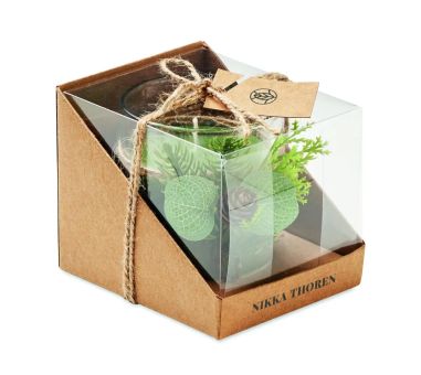 Portavelas de Cristal con Vela Incluida Personalizado