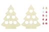 Decoración de Madera con Forma de Árbol y 10 Adornos Personalizada 7CX1510 - Imagen 2