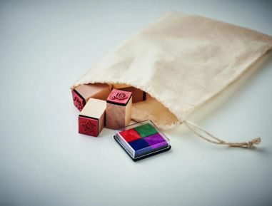 Set de 8 Sellos Navideños de Madera Personalizado