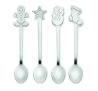 Set de 4 Cucharas de Té Navideñas de Acero Inoxidable Personalizada 7CX1533 - Imagen 1