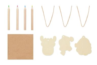 Set de 3 Adornos de Madera para Decorar Personalizado