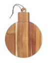 Tabla de Madera de Acacia con Forma de Adorno Navideño Personalizada 7CX1537 - Imagen 2