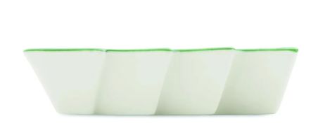 Vela de Cera Vegetal con Soporte de Porcelana Personalizada