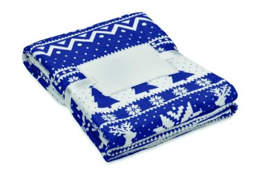 Manta Polar de RPET con Estampado Invernal Personalizada 7CX1548