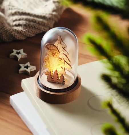 Adorno Navideño con Luz LED Personalizado