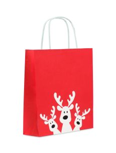 Bolsa de Papel de Regalo Navideña Pequeña Personalizada