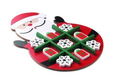 Juego de Tres en Raya Navideño Certificado FSC Personalizado